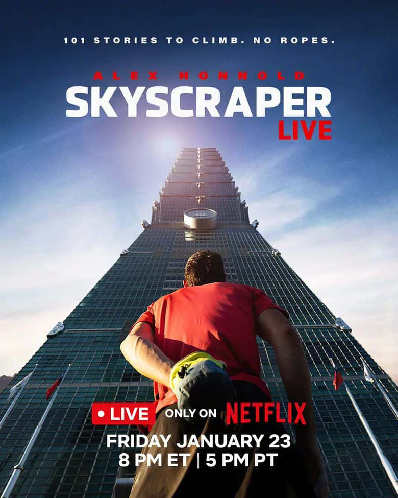 Netflix纪录片《徒手独攀台北101：直播 Skyscraper Live 2026》英语无字 无水印纯净版 1080P/MP4/1.73G 独攀台北101插图