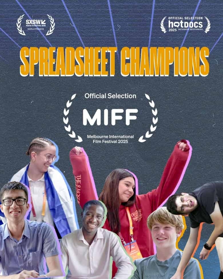 澳大利亚纪录片《电子表格之王 Spreadsheet Champions 2025》英语无字 无水印纯净版 1080P/MP4/1.43G 微软办公软件世界锦标赛插图