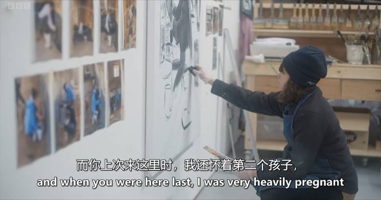 BBC纪录片《卡罗琳·沃克：工作中的女性 Caroline Walker: Women’s Work 2026》英语中英双字 无水印纯净版 绘画创作过程插图5