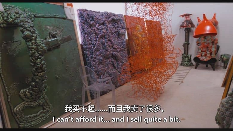 澳大利亚纪录片《戴尔·弗兰克：众生皆苦 Dale Frank: Nobody’s Sweetie 2024》英语中英双字 无水印纯净版 勤勉的艺术家插图3