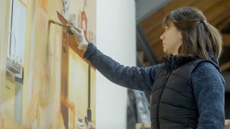 BBC纪录片《卡罗琳·沃克：工作中的女性 Caroline Walker: Women’s Work 2026》英语中英双字 无水印纯净版 绘画创作过程插图
